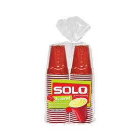Solo Cup Red Plastic Party Cups プラスチック レッド カップ アソート 9oz 50個入り 266ml アメリカ パーティー プラカップ コップ プラスチック 使い捨て アメリカ パーティー アウトドア BBQ 店舗 バー