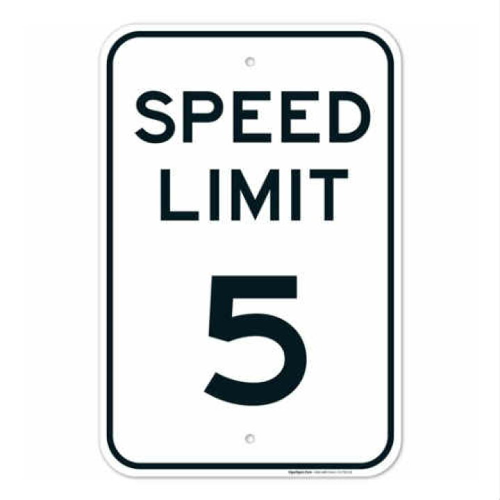 楽天市場 Speed Limit 5 Mph Sign White 速度制限 5マイル サイン 看板 スピードリミット スピード リミット 標識 アルミニウム製 アメリカ Usa看板 アメリカ看板 アメリカン 屋外 屋内 駐車場 業務用 道路 Stab Blue Enterprise