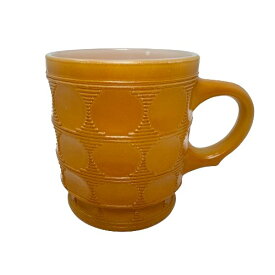 【中古】Fire King Camelot Mug Orange ファイヤーキング キャメロット オレンジ 橙 中古 海外輸入中古品 Anchor Hocking USA ビンテージ アメリカ アメリカン