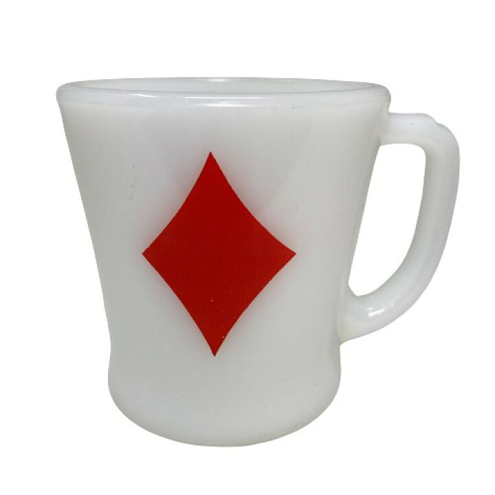 楽天市場】【中古】Fire King Playing Card Mug Diamond 