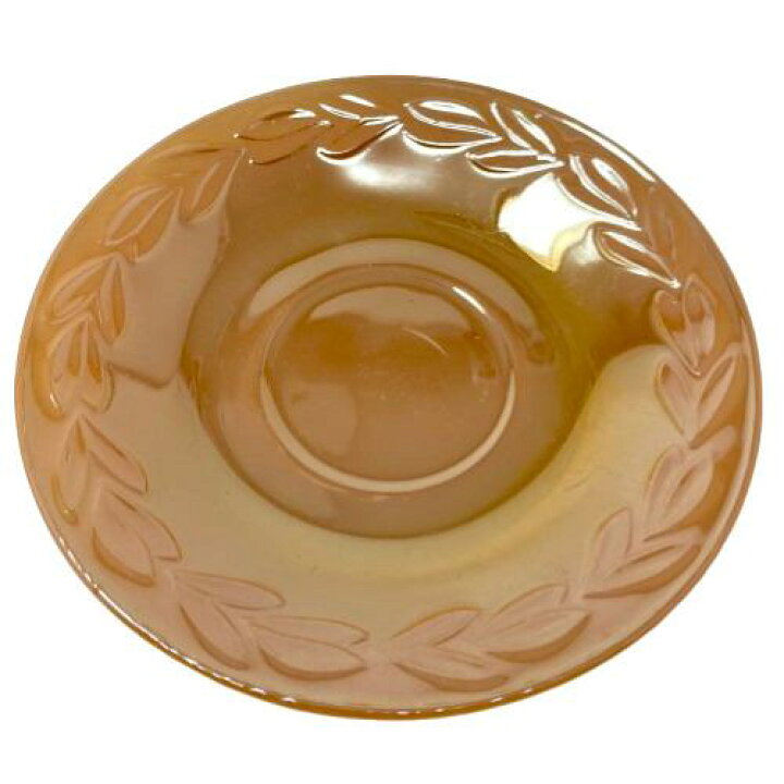 楽天市場】【中古】Fire King Laurel Leaf Tea Cup & Saucer Peach 