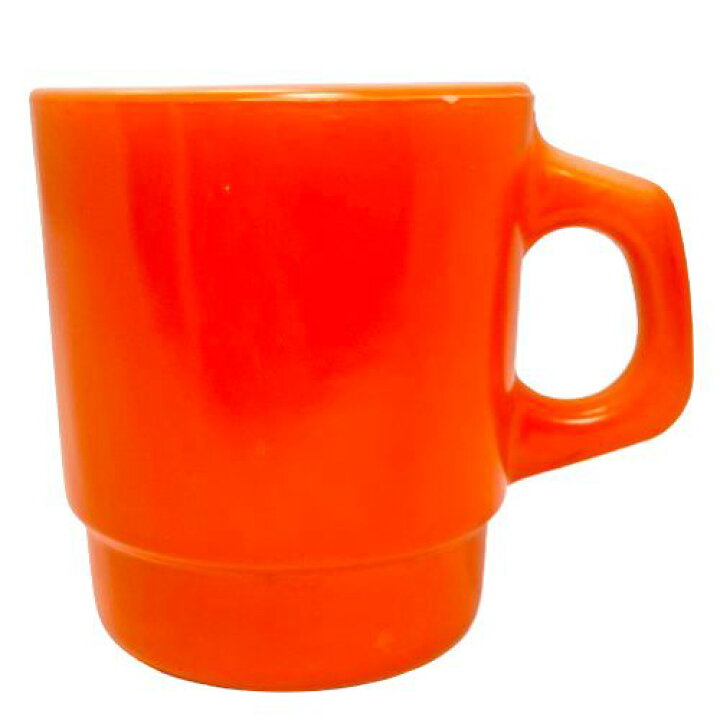 楽天市場】【中古】Fire King Orange Stackable Mug ファイヤーキング 