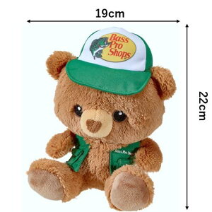 Bass Pro Shops Plush Stuffed Trucker Cap Bear Toy oXvVbvX vbV X^bth gbJ[ Lbv xA[ gC xA N} F ʂ l` h[ ނ Mtg ̓ a AEgh