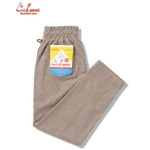 �N�b�N�}�� �V�F�t�p���c Chef Pants Hickory Brown �q�b�R���[ �u���E�� �A�����J �X�g���C�v COOKMAN Cookman �A�����J�� ���j�Z�b�N�X �j�����p ���[�N�p���c �f�j��