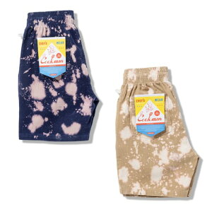 �N�b�N�}�� �V�F�t�p���c �V���[�g�p���c Chef Pants Short Corduroy Bleach Navy/Bleach Beige �R�[�f�����C �u���[�` �l�C�r�[ �x�[�W�� �A�����J �A�����J�� �Z�p�� �V���[�p�� COOKMAN Cookman ���[�N�p���c 