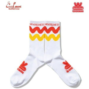 �N�b�N�}�� �\�b�N�X Rib Crew Socks Wienerschnitzel Sauce ���u �N���[ �\�b�N�X �E�B���i�[�V���j�b�c�F�� �\�[�X �A�����J �A�����J�� �C�� COOKMAN Cookman�y�N���l�R�䂤�p�P�b�g�z
