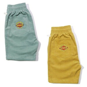 �N�b�N�}�� �V�F�t�p���c �V���[�g�p���c Chef Pants Short Front Pocket Corduroy FAT Blue FAT Yellow �t�����g�|�P�b�g �R�[�f�����C �A�����J �A�����J�� �Z�p�� �V���[�p�� COOKMAN Cookman ���[�N�p���c ���j