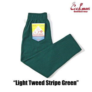 NbN} VFtpc Chef Pants Light Tweed Stripe Green VFtpc Cg cC[h XgCv O[ AJ COOKMAN Cookman  AJ jZbNX jp [Npc