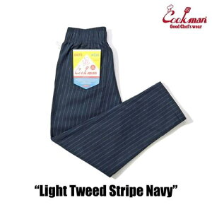 �N�b�N�}�� �V�F�t�p���c Chef Pants Light Tweed Stripe Navy �V�F�t�p���c ���C�g �c�C�[�h �X�g���C�v �l�C�r�[ �A�����J COOKMAN Cookman �A�����J�� ���j�Z�b�N�X �j�����p ���[�N�p���c