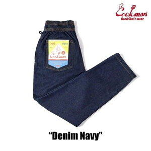 �N�b�N�}�� �V�F�t�p���c Chef Pants Denim Navy �f�j�� �l�C�r�[ �R�b�g�� �� �A�����J �A�����J�� ���j�Z�b�N�X COOKMAN Cookman �j�����p ���[�N�p���c