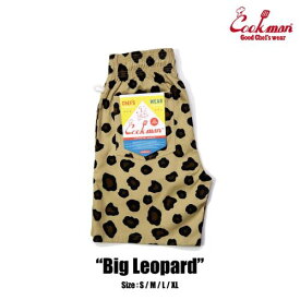 クックマン シェフパンツ Chef Pants Short Big Leopard ビッグ レオパード ヒョウ 豹 アメリカ アメリカン COOKMAN Cookman ユニセックス 男女兼用 ショートパンツ