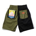 クックマン シェフパンツ Chef Pants Short Crazy Pattern Chill クレイジー パターン チル アメリカ アメリカン COOKMAN 短パン ショーパン Cookman ワークパンツ ユニセックス 男女兼用 ショートパンツ ハーフパンツ