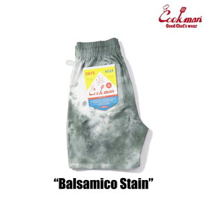 �N�b�N�}�� �V�F�t�p���c �V���[�g�p���c Chef Pants Short Balsamico Stain �o���T�~�R �X�e�C�� �A�����J �A�����J�� �Z�p�� �V���[�p�� COOKMAN Cookman ���[�N�p���c ���j�Z�b�N�X �j�����p �V���[�g�p