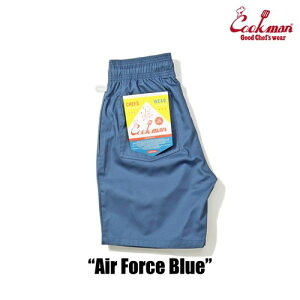 �N�b�N�}�� �V�F�t�p���c Chef Pants Short Air Force Blue �G�A �t�H�[�X �u���[ �A�����J �A�����J�� COOKMAN Cookman �Z�p�� �V���[�p�� ���j�Z�b�N�X �j�����p �V���[�g�p���c �n�[�t�p���c