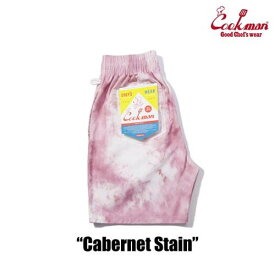 クックマン シェフパンツ ショートパンツ Chef Pants Short Cabernet Stain カベルネ ステイン アメリカ アメリカン COOKMAN Cookman ワークパンツ ユニセックス 男女兼用 ショートパンツ