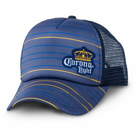 CORONA LIGHT MESH STRIPED TRUCKER HAT コロナライト キャップ ブルー サーフィン コロナ 帽子 ハット アメリカ コロナビアー