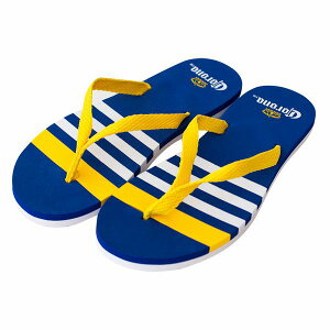 CORONA EXTRA STRIPED BLUE FLIP FLOPS Ri GNXg XgCv u[ tbv tbvX fB[X r[T r[`T_ T_ T[t T[tB AJ AJyNlR