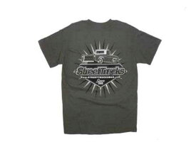【SALE】STREET TRUCKS SHIRT Grayストリートトラックマガジン Tシャツ アメ車 アメリカ ピックアップ アメリカ USA 【ネコポス】