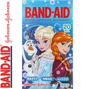バンドエイド アナと雪の女王 58mm×19mm 20枚 *ジョンソン・エンド・ジョンソン BAND AID 救急用品 絆創膏 ばんそうこう バンドエイド 切り傷