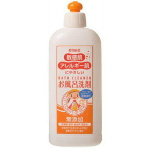 エルミー 敏感肌・アレルギー肌にやさしい お風呂洗剤 本体 300mL *コーセー/手肌に影響を与えやすい添加物を削除した低刺激性/無香料・無着色・無防腐剤/化粧品グレードの原材料でつくら