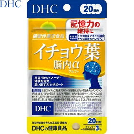 イチョウ葉 脳内α 60粒 ＊機能性表示食品 DHC サプリメント いちょう葉 イチョウ葉 記憶力