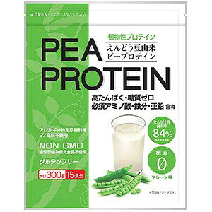PEA PROTEIN ����ǂ����R�� �s�[�v���e�C�� 300g ������������/������ς�/�����[��/�A�����v���e�C��/����ǂ���/�ǎ��ȃ^���p�N��/�K�{�A�~�m�_/�o����/���C�V��/�C�\���C�V��/�L�x�ȓS��/��