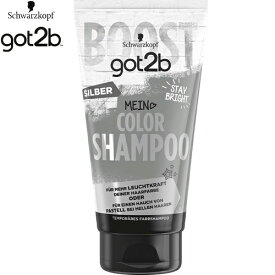 got2b カラーシャンプー シルバー 150mL ＊シュワルツコフ ヘンケル/ハイトーンカラー/派手髪/インナーカラー/初心者も、セルフでデザインカラーを楽しめる/色落ちした髪もおしゃれにリメイク/シャンプーで手軽に染めるゴットゥービー ヘアケア シャンプー
