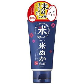 江戸こすめ 米ぬか洗顔 120g ＊ロゼット/江戸時代から伝わる“米ぬか美容”に着目した洗顔フォーム/米ぬかスクラブを含んだ弾力のあるふかふか泡がくすみや毛穴汚れをやさしく落とし、米由来の潤い成分でつるつる肌へ