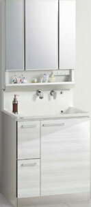 クリナップ S 洗面ドレッサー 【M-753SRNW+BSRH752JSSWCWTSI 】ミラーキャビネット 3面鏡/ダブルLED 洗面化粧台引き出しタイプ 間口75cm メーカー直送便にてお届けです ※北海道・沖縄・別途送料か