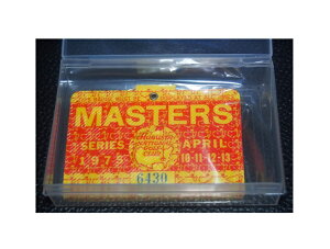 1975�@MASTERS TOURNAMENT �i�}�X�^�[�Y�g�[�i�����g�j�@����o�b�W