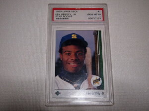 1989 UPPER DECK #1 KEN GRIFFEY JRSTAR ROOKIE PSA10 GEM MT ؖt