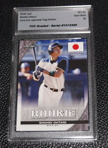2018 LEAF #FL-01SHOHEI OHTANI ROOKIEEXCLUSIVE FLAG EDGEM-MT 10 �ؖ��t