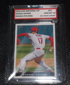 2018 LEAF NATIONAL VIP#37 SHOHEI OHTANIROOKIE PITCHINGGEM-MT 10 �ؖ��t