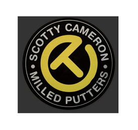 SCOTTY CAMERONCLUB CAMERONSticker - Large Circle T - 3.125” Neon Gold/Yellow