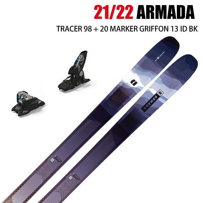 2021-2022NEWモデル 予約商品 予約特典付き 2 スキー板 2022 ARMADA アルマダ TRACER 98 + 新作多数 21-22 100mm MARKER BK ID 13 GRIFFON 新作製品 世界最高品質人気 20 金具 ST