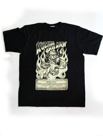 【StaleFink】ステイルフィンク【KUSTOM SK8 RIOT S/S TEE】BLACK【Tシャツ】Art By BOO【ネコポス対応可】