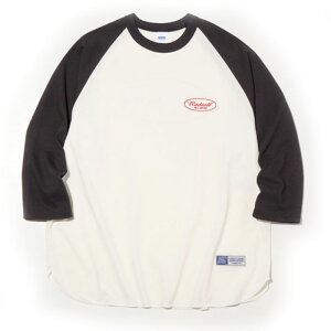 �yRADIALL�z���f�B�A���yOval CREW NECK RAGLAN SHIRT 3Q/S�zWHITE�y���O�����X���[�u�V���c�z������T�V���c�y���������z