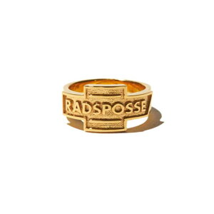 �yRADIALL�z���f�B�A���yPosse EMBLEM RING�z13�� 18K PLATED�y�w�ցz�����O�y��z��������