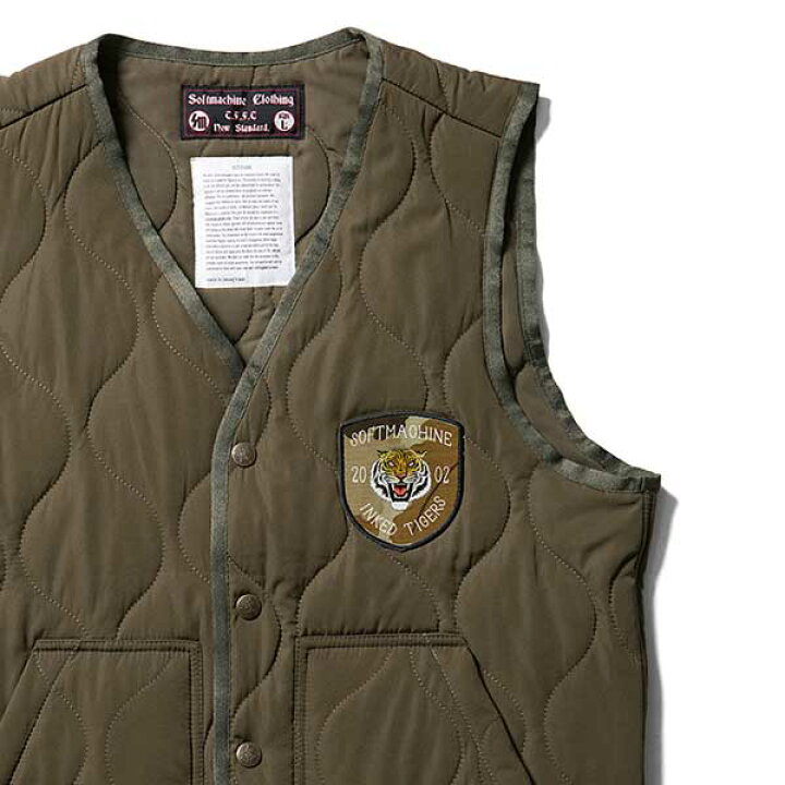楽天市場】【Softmachine】ソフトマシーン【IN・N・OUT VEST】OLIVE 