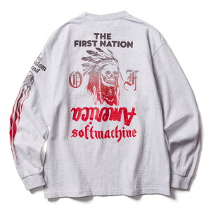 �ySoftmachine�z�\�t�g�}�V�[���yNATION L/S (L/S T-SHIRTS)�zGray�y�����OT�V���c�z�����y����Tee�z�\�t�g�}�V��