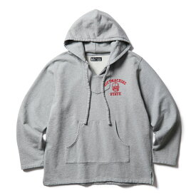 【Softmachine】ソフトマシーン【DROP OUT HOODED (SWEAT MEXICAN PARKA)】GRAY【MEXICAN PARKA】メキシカンパーカ【プルオーバーパーカ】被り【パーカー】ソフトマシン【TATTOO】スウェット【送料無料】(20000)