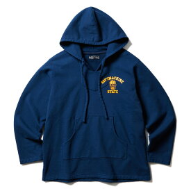 【Softmachine】ソフトマシーン【DROP OUT HOODED (SWEAT MEXICAN PARKA)】NAVY【MEXICAN PARKA】メキシカンパーカ【プルオーバーパーカ】被り【パーカー】ソフトマシン【TATTOO】スウェット【送料無料】(20000)