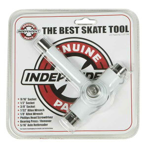 �yINDEPENDENT�z�C���f�B�y���f���g�y Genuine Parts Best Skate Tool Standard�zWhite�ySKATEBOARD�z�X�P�{�[�y�X�P�[�g�z�H��y�c�[���z�l�W��