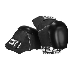 �y187 KILLER PADS�z187�L���[�p�b�h�yPRO KNEE PAD�zBlack/White�y�X�P�{�[�z�j�[�p�b�h�y�G�p�z�v���e�N�^�[�ySKATEBOARD�z�X�P�[�g�y�G�p�b�h�z��������