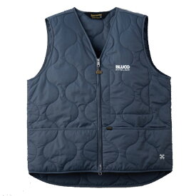 【BLUCO】ブルコ【V-VEST】3カラーBLK / L.GRY / S.GRY【ベスト】VEST【中綿】アウトドア【バイカー】ol-1358【送料無料】