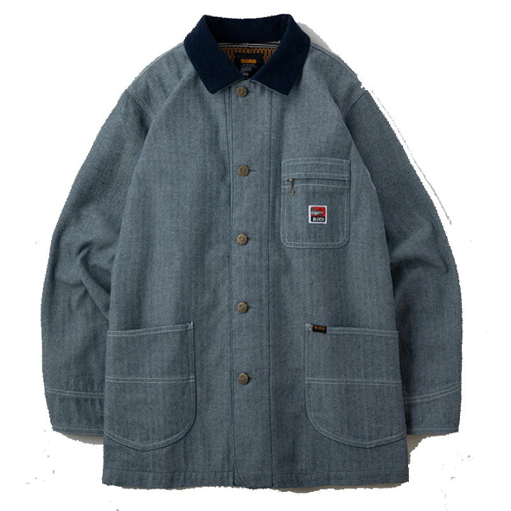 楽天市場】【BLUCO】ブルコ【LINING COVERALL】 HERRINGBONE 