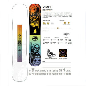 24-25fyARBORzA[o[yDRAFTz148cm/152cmyYzmensycC`bvzROCKERyzSNOWBOARDyXm[{[hzKiyz