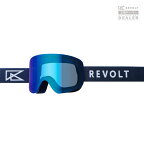 【REVOLT】リボルト【Frameless】Blue Mirror/Clear PHO (10%-34%)（調光）【フレームレス】GOGGLE【ゴーグル】調光レンズ【スノーボード】正規品【送料無料】