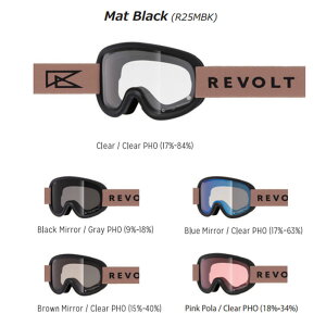 24-25fyREVOLTz{gySUPER LIGHT FRAMEzMat BlackiBlack Mirror/Gray PHOjyX[p[Cgt[zGOGGLEyS[OzYyNebNXz Super Light Frame / Snap Buckle Band (}Ol