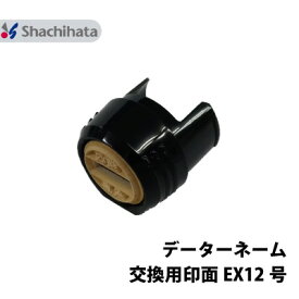 【印面のみ】シャチハタ データーネーム EX12号 別注品 直径 12.5mm